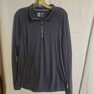 RBX Womans Gray Quarter-Zip Pullover. Size XL.